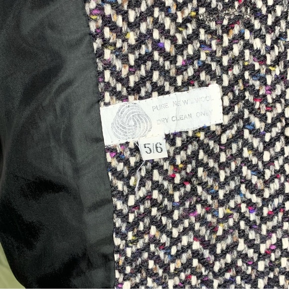 80s Wool Tweed Coat - Picture 9 of 11